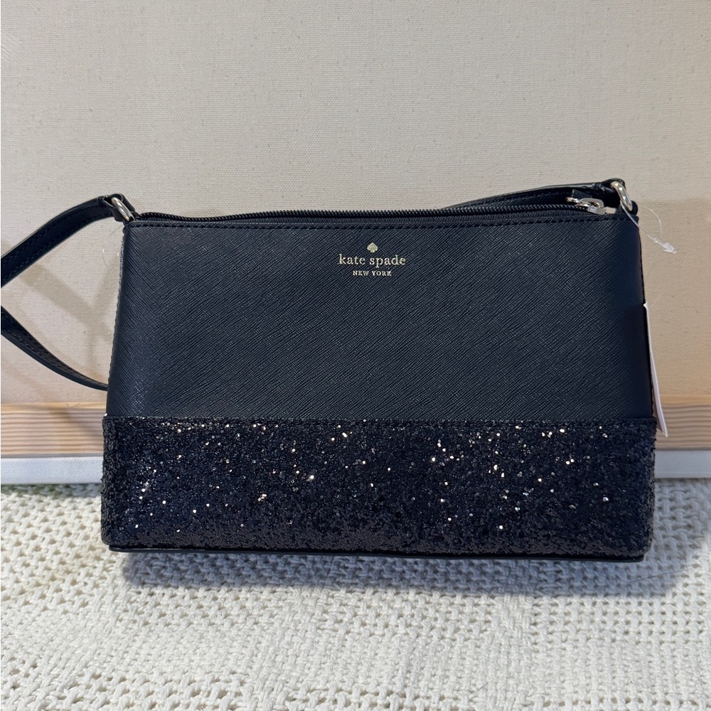 Kate Spade Black Zip-Top Bag